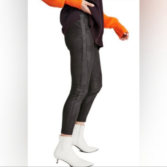 Like new faux suede free people leggings! - Picture 5 of 5